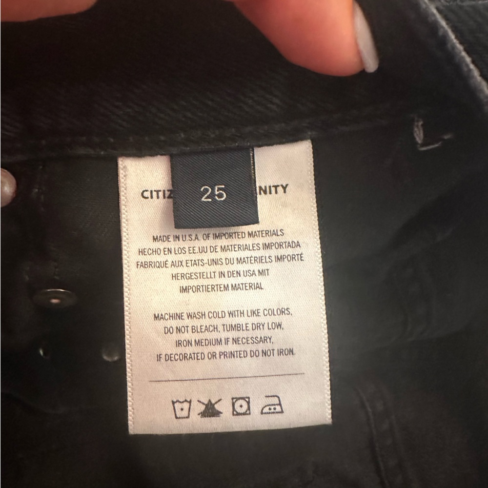 Frame Jet set flare black jeans- Size 25 - Picture 5 of 5